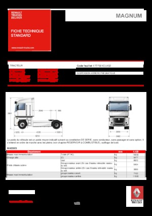 Тягачі Renault MAGNUM 520.19 4X2 T - CLASSIC