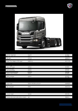 Тягачі Scania P 320 A6x2NA
