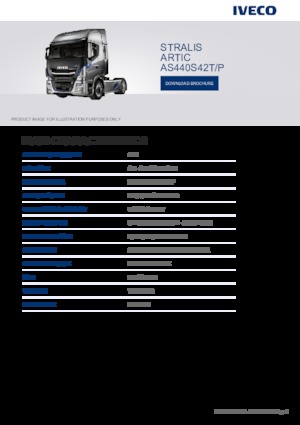 Тягачі Iveco STRALIS ARTIC AS440S42TX/P