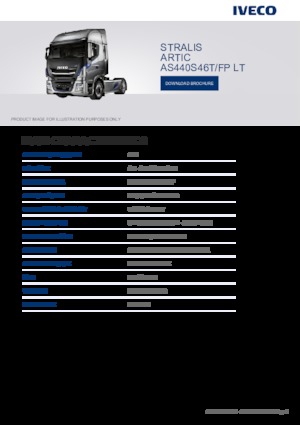 Тягачі Iveco STRALIS ARTIC AS440S46T/FP LT