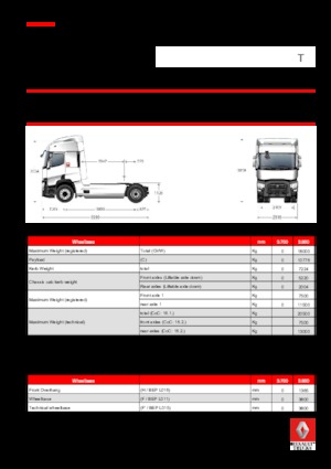 Тягачі Renault T 440 4X2 T OPTIFUEL E6