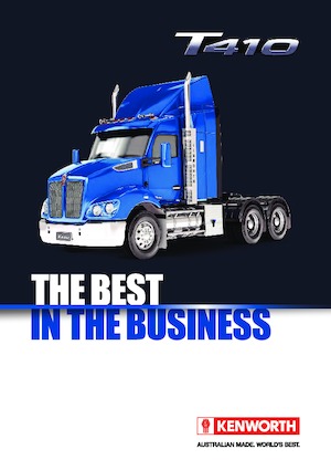 Тягачі Kenworth T410 600mm Aero roof MX13 8x4