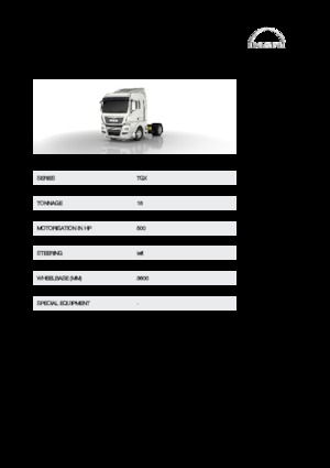 Тягачі MAN TGX 18.500