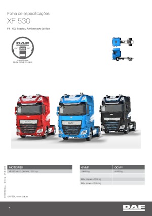 Тягачі DAF XF 530 FT , Anniversary Edition SSC