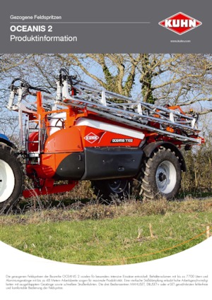 Причіпні польові обприскувачі Kuhn Oceanis 2-5600