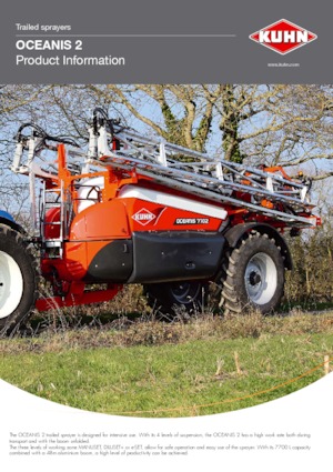 Причіпні польові обприскувачі Kuhn Oceanis 2-5600