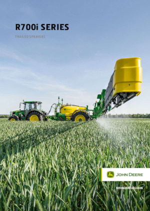 Причіпні польові обприскувачі John Deere R732i