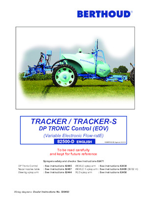 Причіпні польові обприскувачі Berthoud TRACKER 3200 