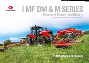 Причіпний косильний диск з кондиціонуванням Massey Ferguson DM357 HS-TR-RC