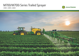 Причіпні польові обприскувачі John Deere M724