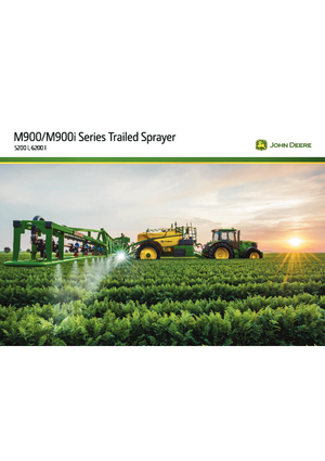 Причіпні польові обприскувачі John Deere M952