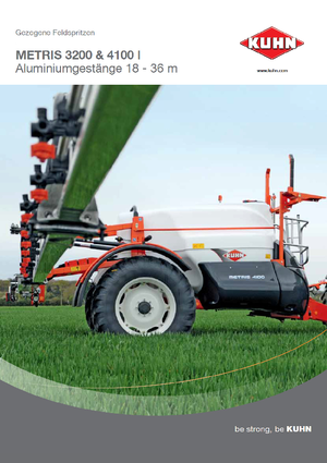 Причіпні польові обприскувачі Kuhn Metris 4100 RHA3