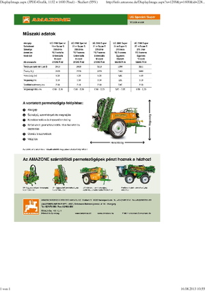 Причіпні польові обприскувачі Amazone UG 3000 Special (18)