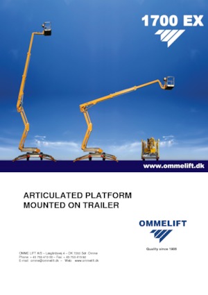 Автомобільні підйомники з шарнірною стрілою OMMELIFT 1700 EX