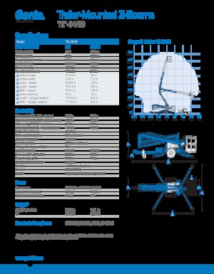 Автомобільні підйомники з шарнірною стрілою Genie TMZ 34/20 DC