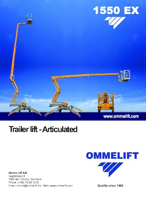 Автомобільні підйомники з шарнірною стрілою OMMELIFT 1550 EX