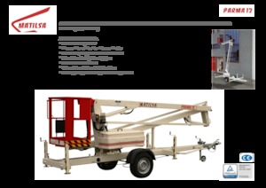 Причіпні підйомники з шарнірною стрілою Matilsa Parma 12