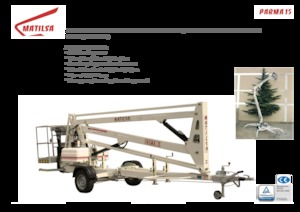 Причіпні підйомники з шарнірною стрілою Matilsa Parma 15