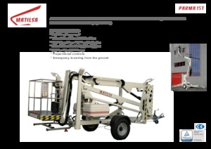 Причіпні підйомники з шарнірною стрілою Matilsa Parma 15 T