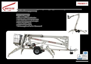 Причіпні підйомники з шарнірною стрілою Matilsa Parma 17