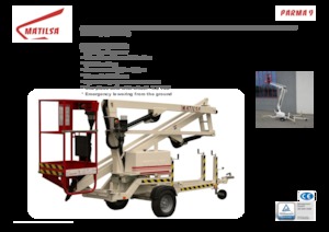 Причіпні підйомники з шарнірною стрілою Matilsa Parma 9