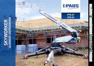 Причіпні підйомники з шарнірною стрілою Paus PTK 31