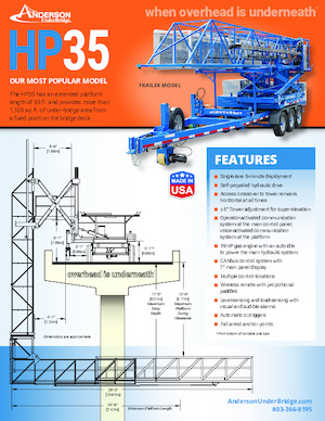 Причіпні підйомники з шарнірною стрілою Anderson Hydra Platforms HP35