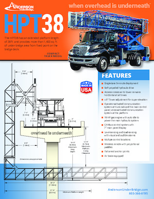 Причіпні підйомники з шарнірною стрілою Anderson Hydra Platforms HPT 38