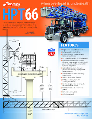 Причіпні підйомники з шарнірною стрілою Anderson Hydra Platforms HPT 66
