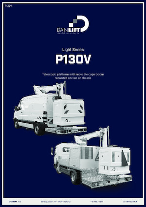 Автомобільні підйомники з шарнірною стрілою Danilift P130V