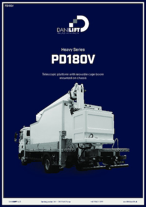 Автомобільні підйомники з шарнірною стрілою Danilift PD180V