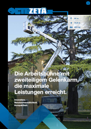Автовишки з телескопічною стрілою CTE ZETA 22
