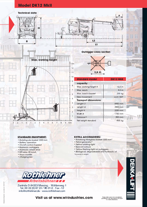 Автомобільні підйомники з шарнірною стрілою Denka-Lift - Rothlehner DK 12 MK II