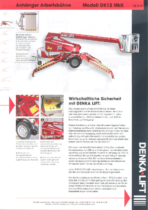 Автомобільні підйомники з шарнірною стрілою Denka-Lift - Rothlehner DK 12 MK II