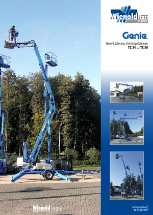 Автомобільні підйомники з шарнірною стрілою Genie TMZ 34/20 DC