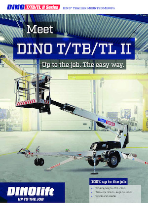 Причіпні телескопічні підйомники Dino Lift Dino 120TLB II
