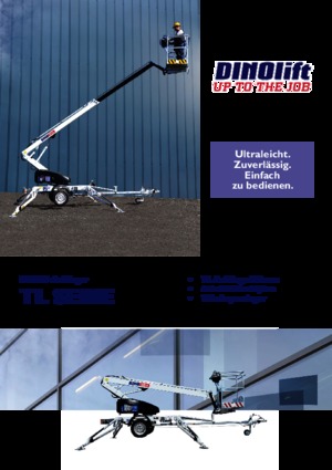 Причіпні телескопічні підйомники Dino Lift Dino 105TL
