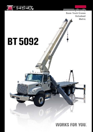 Автокрани TEREX CRANES BT 5092
