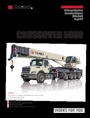 Автокрани TEREX CRANES Crossover 5000