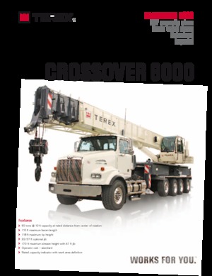 Автокрани TEREX CRANES Crossover 6000