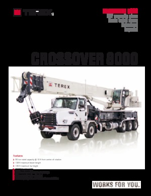 Автокрани TEREX CRANES Crossover 8000