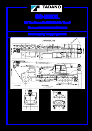Автокрани Tadano GS-300XL