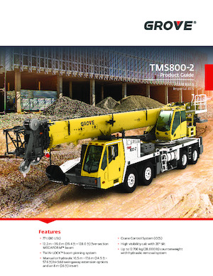 Автокрани Grove TMS800-2