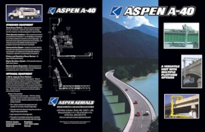 Причіпні підйомники з шарнірною стрілою Aspen Aerials  A-40 