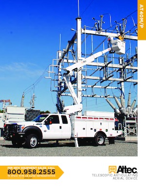 Причіпні підйомники з шарнірною стрілою Altec AT40P – JEMS