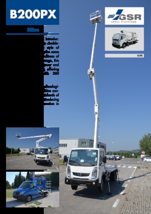 Причіпні підйомники з шарнірною стрілою GSR B200PX Compact 