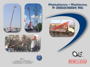 Автовишки з телескопічною стрілою Benelligru P 3003