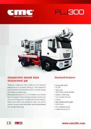 Причіпні підйомники з шарнірною стрілою CMC PLJ300