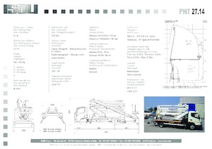 Причіпні підйомники з шарнірною стрілою ISOLI PNT 27 14