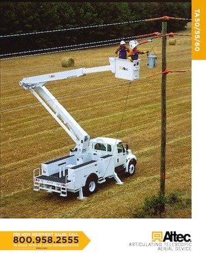 Причіпні підйомники з шарнірною стрілою Altec TA55